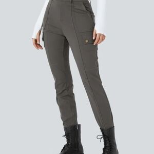 Women's Gray Cargo Pants